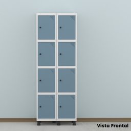 Armário Locker Guarda-roupa 8 Portas Aço Grp 502/8 - 15