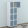 Armário Locker Guarda-roupa 8 Portas Aço Grp 502/8 - 18