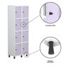 Armário Locker Guarda-roupa 8 Portas Aço Grp 502/8 - 7