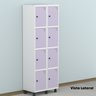 Armário Locker Guarda-roupa 8 Portas Aço Grp 502/8 - 17