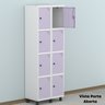 Armário Locker Guarda-roupa 8 Portas Aço Grp 502/8 - 18