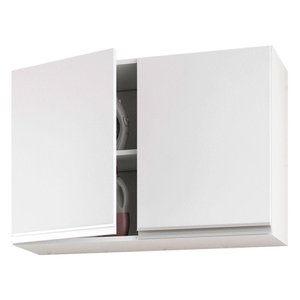 Armário de Parede Área de Serviço e Lavanderia 80cm com 02 Portas 100% Mdf Branco - Abmaza