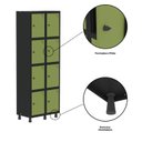 Ver imagem 7 de Armário Locker Guarda-roupa 8 Portas Aço Grp 502/8
