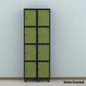 Armário Locker Guarda-roupa 8 Portas Aço Grp 502/8 - 15