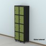 Armário Locker Guarda-roupa 8 Portas Aço Grp 502/8 - 16