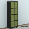 Armário Locker Guarda-roupa 8 Portas Aço Grp 502/8 - 17
