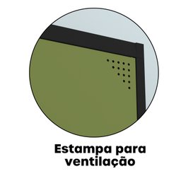 Armário Locker Guarda-roupa 8 Portas Aço Grp 502/8 - 12