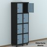 Armário Locker Guarda-roupa 8 Portas Aço Grp 502/8 - 18
