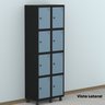 Armário Locker Guarda-roupa 8 Portas Aço Grp 502/8 - 17