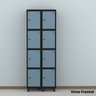 Armário Locker Guarda-roupa 8 Portas Aço Grp 502/8 - 15