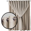 Ver imagem 5 de Cortina Blackout Lea Corta Luz 4,70 X 2,80 Quarto Palha
