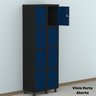 Armário Locker Guarda-roupa 8 Portas Aço Grp 502/8 - 18