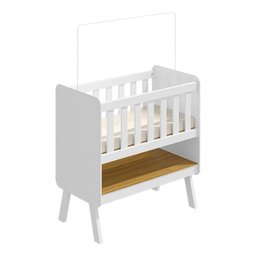 Mini Berço 3 em 1 com Colchão Ada Retrô 100% Mdf Espresso Móveis - 2