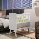 Ver imagem 1 de Mini Berço 3 em 1 com Colchão Ada Retrô 100% Mdf Espresso Móveis