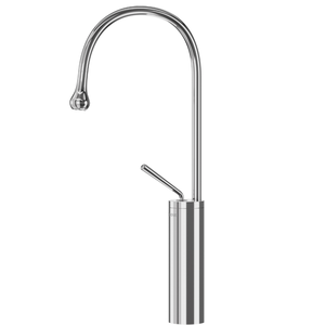 Torneira de Banheiro Luxo Capri Monocomando Gota Aço Inox Goldenx