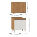 Ver imagem 5 de Armário de Cozinha Completa Modulada 8 Peças 4m Essenza Móvel na Caixa