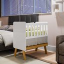 Ver imagem 1 de Mini Berço 3 em 1 com Colchão Ada Retrô 100% Mdf Espresso Móveis