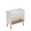 Ver imagem 2 de Mini Berço 3 em 1 com Colchão Ada Retrô 100% Mdf Espresso Móveis