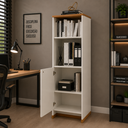 Ver imagem 3 de Armário Organizador para Arquivos Home Office Berlin - Off White/Naturale