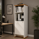 Ver imagem 1 de Armário Organizador para Arquivos Home Office Berlin - Off White/Naturale