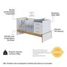 Berço Multifuncional 4 em 1 com 3 Gavetas Yan 100% Mdf Espresso Móveis - 5