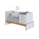 Ver imagem 3 de Berço Multifuncional 4 em 1 com 3 Gavetas Yan 100% MDF Espresso Móveis