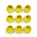 Ver imagem 2 de Caixa de Luz Suporte para Laje Octagonal Amarelo-Kit 60 Unidades