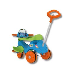 Triciclo Velobaby Passeio e Pedal Azul - Bandeirante - 3