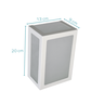 Arandela De Aluminio E27 Bivolt Branco Rioprelustres 6213 Arandela 6213 - 2