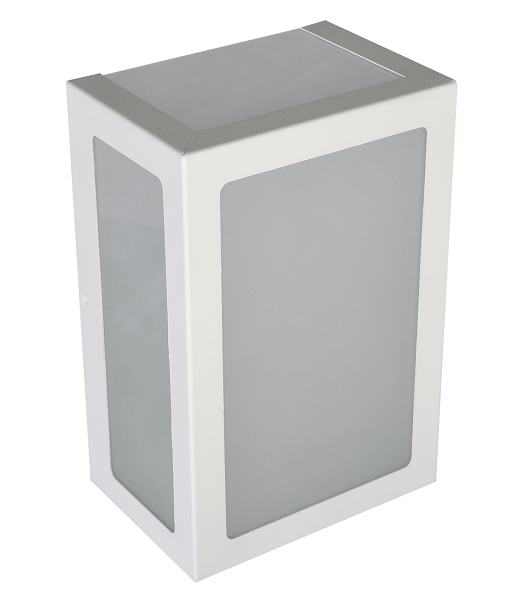 Arandela De Aluminio E27 Bivolt Branco Rioprelustres 6213 Arandela 6213