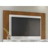 Painel Gênesis 1.8 para TV de até 75 Polegadas Cinamomo Mel / Off White - Mobler - 2
