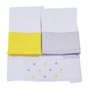 Ver imagem 1 de Pano de Boca Malha Poa Amarelo