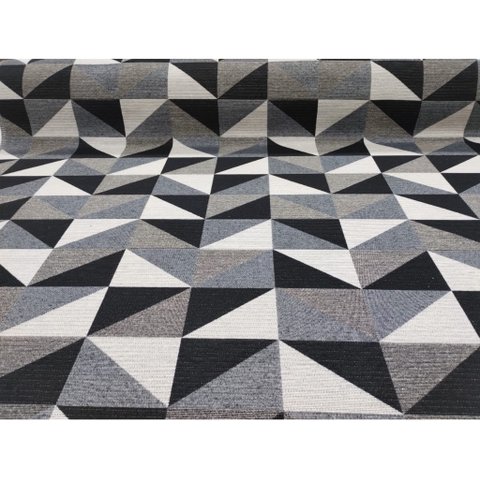 Tapete de Sala Quarto Escritório Antiderrapante Geométrico 2.00 X 1.40