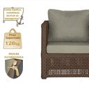 Ver imagem 4 de Mesa e 1 Poltrona Madri Corda Náutica Estofado 8 Trama Marrom