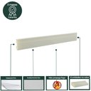 Ver imagem 6 de Rodapé de PVC 7cmx15mmx2,40m Master 6 UN AZN - Marfim