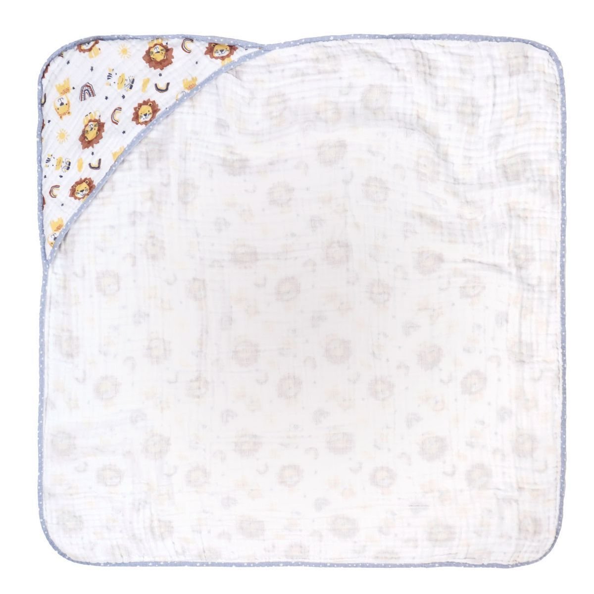 Toalha de Banho Bebe Soft com Capuz Bublim: Leão - 2