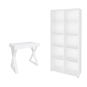Ver imagem 1 de Conjunto Escritório Home: Escrivaninha 6009 + Estante 5333