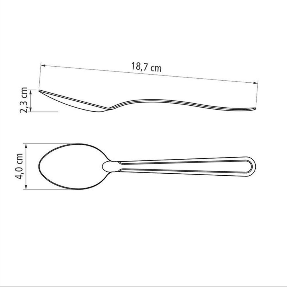 Kit - 48 Colheres de Sopa Búzios em Aço Inox Cibag - Tramontina 23763000 - 4