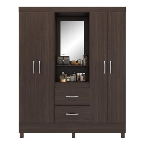 Guarda Roupa 2 Gavetas Turim Cafe Touch