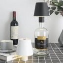 Ver mais imagens de Luminaria Abajur de Garrafa Mesa Led Recarregavel Iluminaçao Decoraçoa Mesinha Escrivaninha Casa Qua