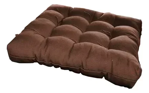 Assento Para Cadeira Futon 40x40 Marrom - 3