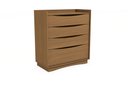 Ver imagem 1 de Cômoda 4 Gavetas Kappesberg M260 Cor Canela