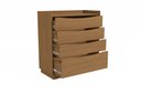 Ver imagem 2 de Cômoda 4 Gavetas Kappesberg M260 Cor Canela