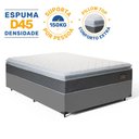 Ver imagem 2 de Cama Box com Colchão de Espuma D45 Pillow Top Fort Comfort Casal 138cm