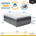 Ver imagem 4 de Cama Box com Colchão de Espuma D45 Pillow Top Fort Comfort Casal 138cm