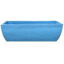 Ver imagem 4 de Kit 3 Vaso Planta 100x30 Jardineira Floreira Polietileno BGPLASTICOS AZUL BEBE 019