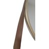 Espelho Redondo Com Alça de Couro Adnet 53 cm e Pino - Bronze - 4