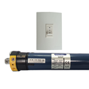 Ver imagem 1 de Motor Tubular C/ Botoeira P/ Persiana/toldo 20n 45kg 110v - Emteco