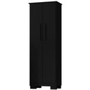Ver imagem 1 de Armario para Lavanderia Multiuso 2 Portas 126x51 cm Mini Preto Rudk