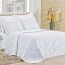 Ver imagem 1 de Cobre Leito Queen Montreal Algodão 150 Fios 3 Peças - Branco